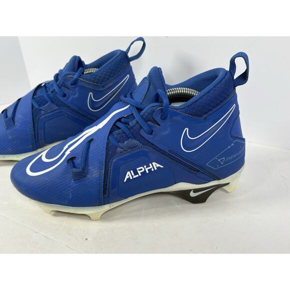 Nike Alpha Menace Pro 3 Football Cleats Game Royal Blue CT6649-414 Size 8 - Picture 2 of 9